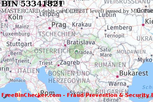 53341821 MASTERCARD debit Hungary HU BIN-Liste