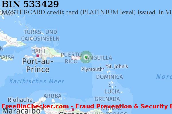 533429 MASTERCARD credit Virgin Islands (U.S.) VI BIN-Liste