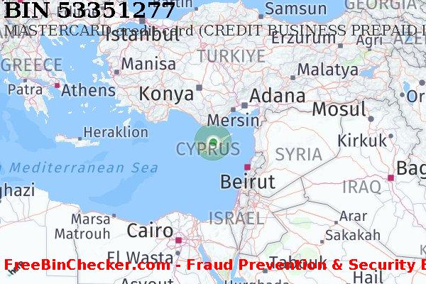 53351277 MASTERCARD credit Cyprus CY BIN List