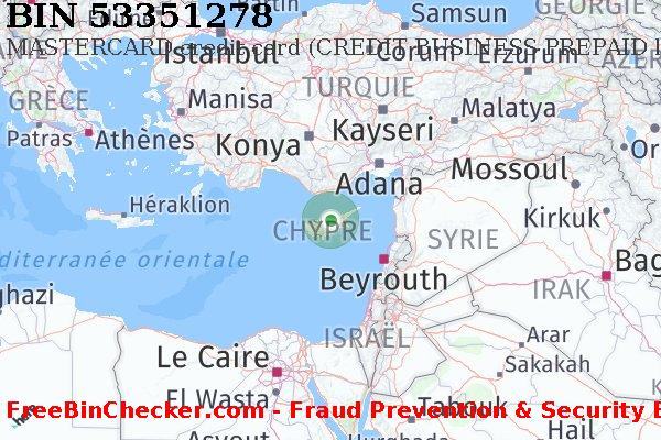 53351278 MASTERCARD credit Cyprus CY BIN Liste 
