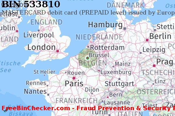 533810 MASTERCARD debit Belgium BE BIN-Liste