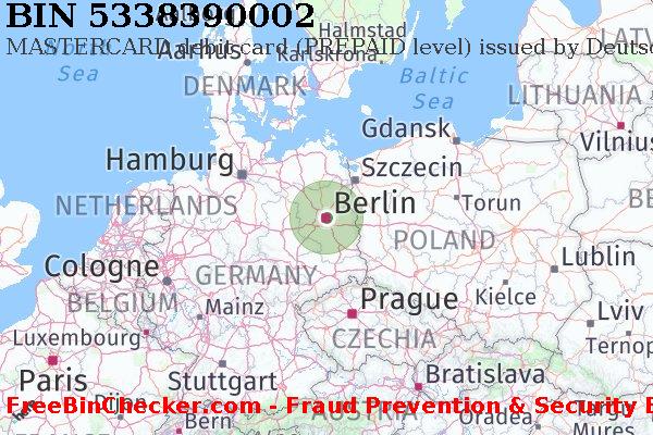 5338390002 MASTERCARD debit Germany DE BIN Danh sách