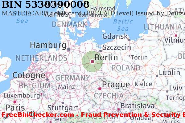 5338390008 MASTERCARD debit Germany DE बिन सूची