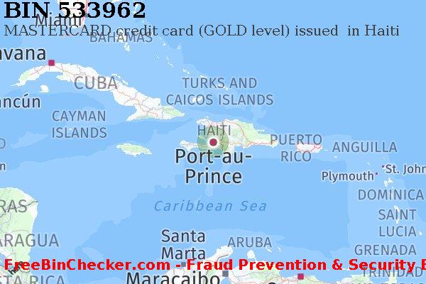 533962 MASTERCARD credit Haiti HT BIN List
