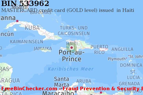 533962 MASTERCARD credit Haiti HT BIN-Liste