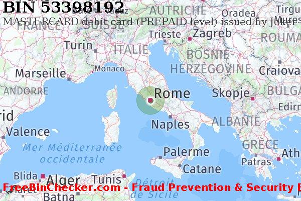 53398192 MASTERCARD debit Italy IT BIN Liste 
