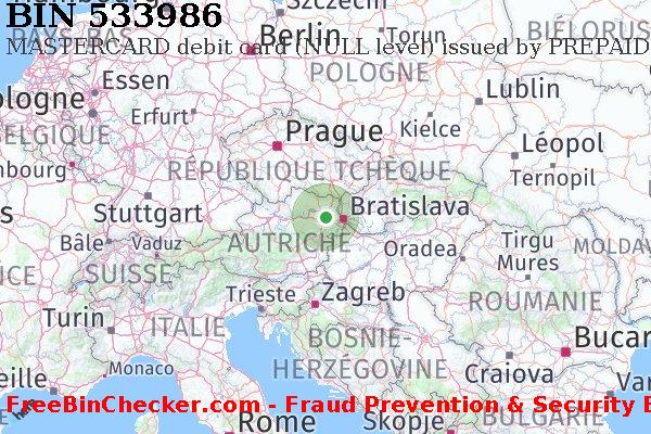 533986 MASTERCARD debit Austria AT BIN Liste 