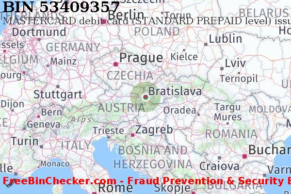 53409357 MASTERCARD debit Slovakia (Slovak Republic) SK BIN Lijst