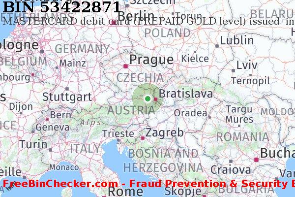 53422871 MASTERCARD debit Austria AT BIN List