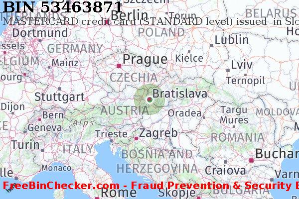 53463871 MASTERCARD credit Slovakia (Slovak Republic) SK BIN List