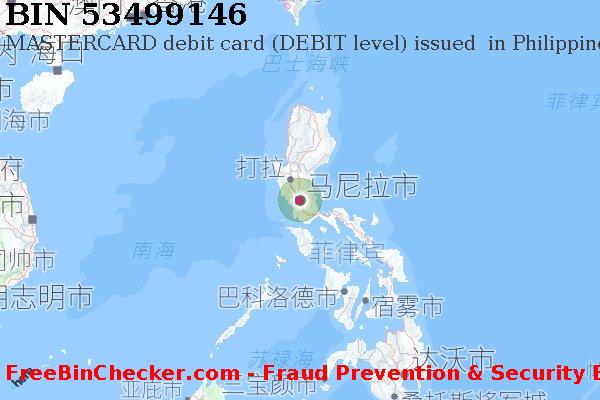 53499146 MASTERCARD debit Philippines PH BIN列表
