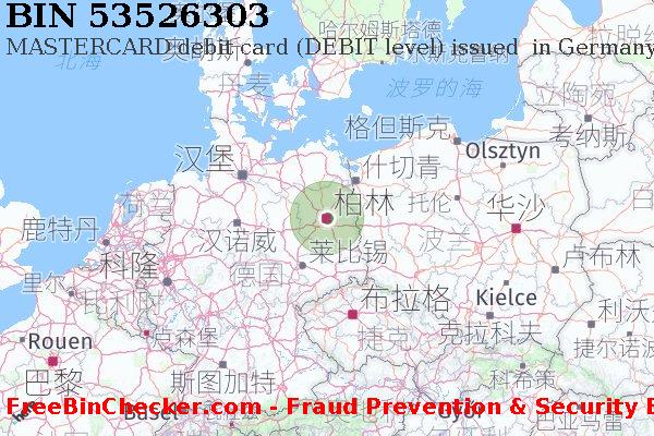 53526303 MASTERCARD debit Germany DE BIN列表