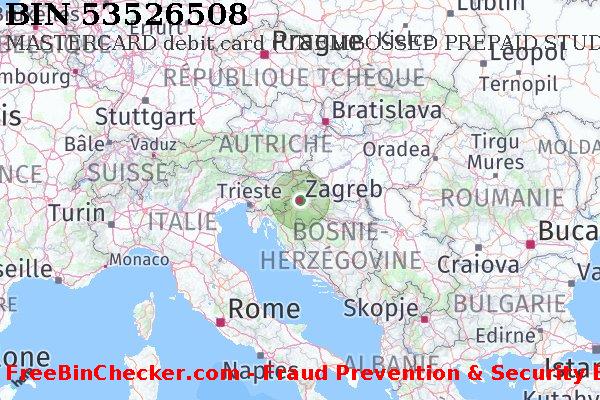 53526508 MASTERCARD debit Croatia HR BIN Liste 