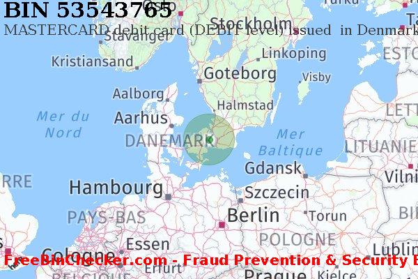 53543765 MASTERCARD debit Denmark DK BIN Liste 