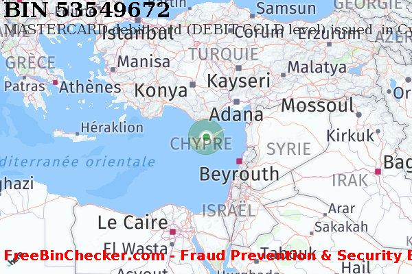 53549672 MASTERCARD debit Cyprus CY BIN Liste 