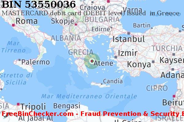 53550036 MASTERCARD debit Greece GR Lista BIN