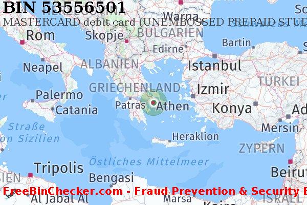 53556501 MASTERCARD debit Greece GR BIN-Liste
