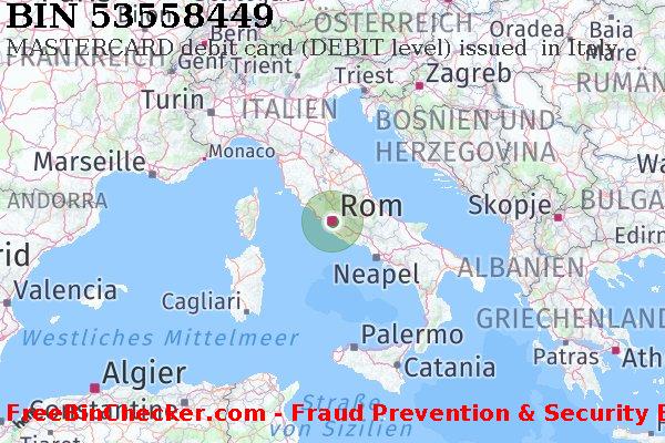 53558449 MASTERCARD debit Italy IT BIN-Liste