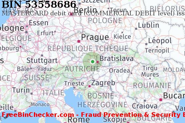 53558686 MASTERCARD debit Austria AT BIN Liste 