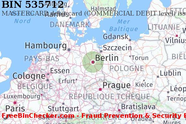 535712 MASTERCARD debit Germany DE BIN Liste 