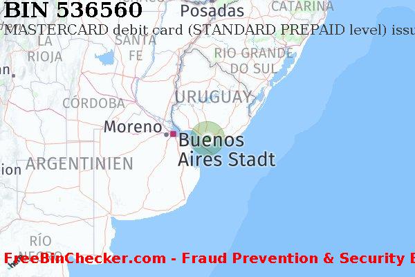 536560 MASTERCARD debit Uruguay UY BIN-Liste