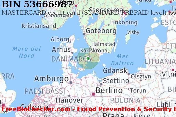 53666987 MASTERCARD credit Denmark DK Lista BIN