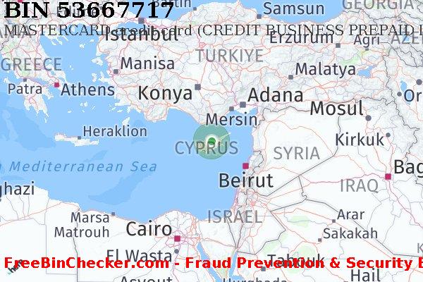 53667717 MASTERCARD credit Cyprus CY BIN List