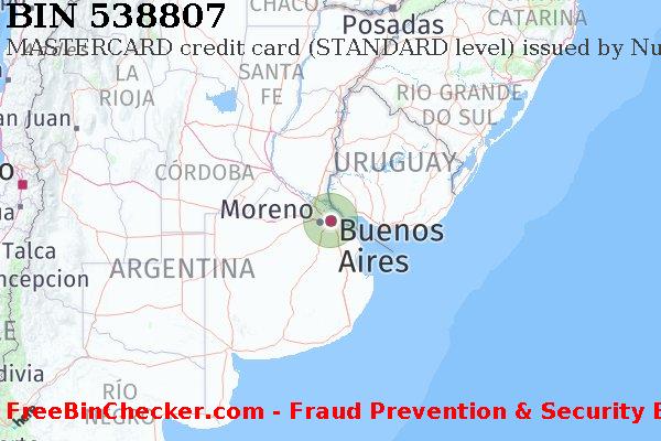 538807 MASTERCARD credit Argentina AR BIN List