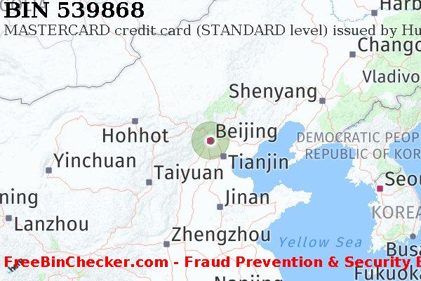 539868 MASTERCARD credit China CN BIN List