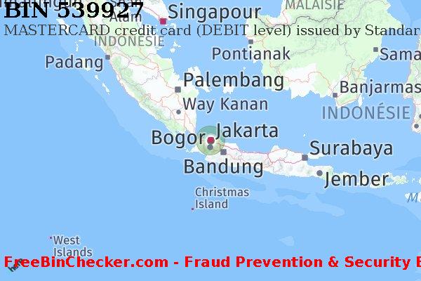 539927 MASTERCARD credit Indonesia ID BIN Liste 