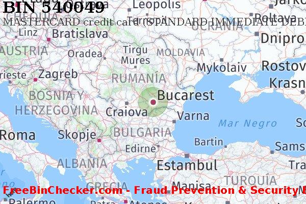 540049 MASTERCARD credit Romania RO Lista de BIN