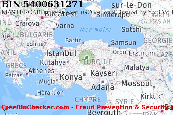 5400631271 MASTERCARD credit Turkey TR BIN Liste 