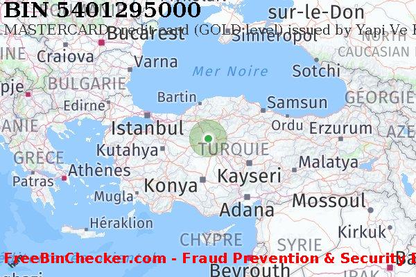 5401295000 MASTERCARD credit Turkey TR BIN Liste 