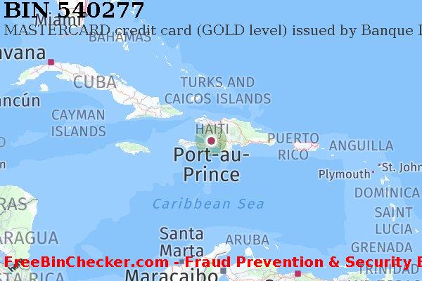 540277 MASTERCARD credit Haiti HT बिन सूची