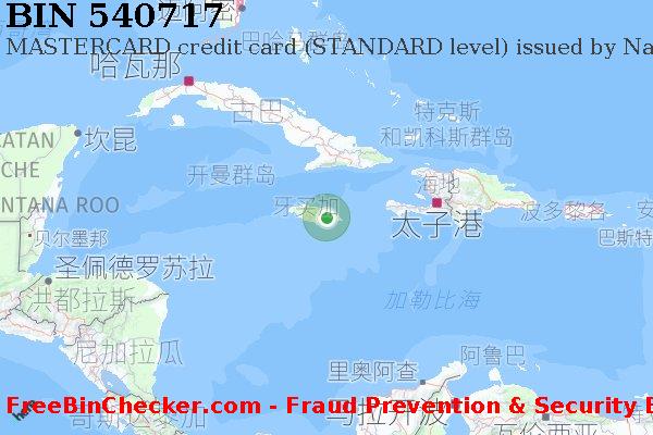 540717 MASTERCARD credit Jamaica JM BIN列表