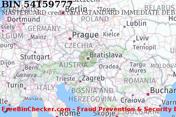 54159777 MASTERCARD credit Slovakia (Slovak Republic) SK BIN List