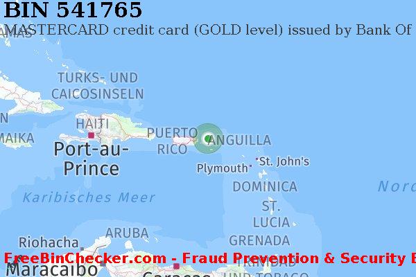 541765 MASTERCARD credit Virgin Islands (U.S.) VI BIN-Liste