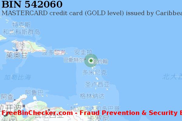 542060 MASTERCARD credit Antigua and Barbuda AG BIN列表