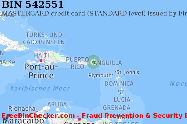542551 MASTERCARD credit Virgin Islands (U.S.) VI BIN-Liste