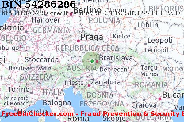 54286286 MASTERCARD credit Austria AT Lista BIN