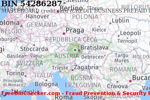 54286287 MASTERCARD credit Austria AT Lista BIN