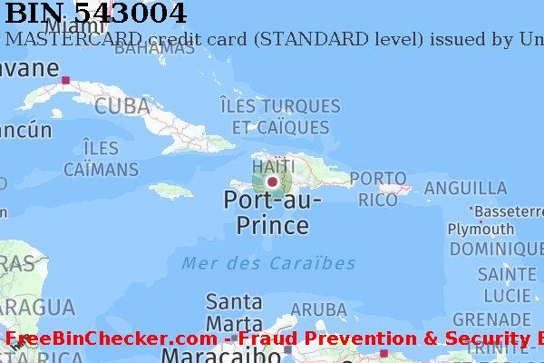 543004 MASTERCARD credit Haiti HT BIN Liste 