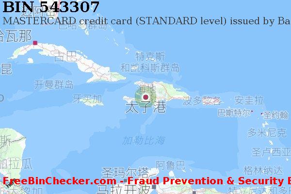 543307 MASTERCARD credit Haiti HT BIN列表