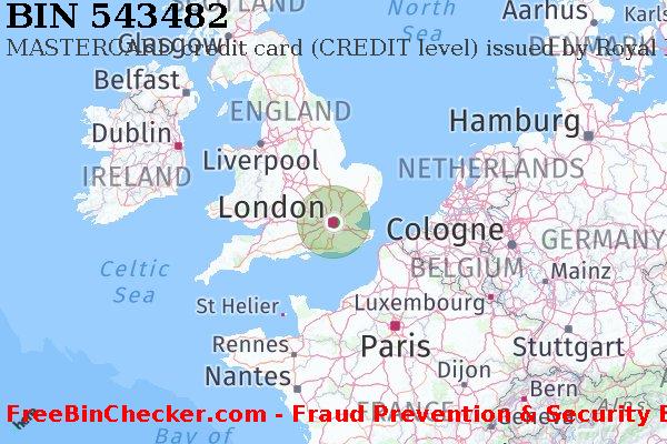 543482 MASTERCARD credit United Kingdom GB BIN List