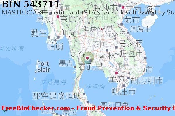 543711 MASTERCARD credit Thailand TH BIN列表