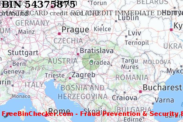 54375875 MASTERCARD credit Hungary HU BIN List