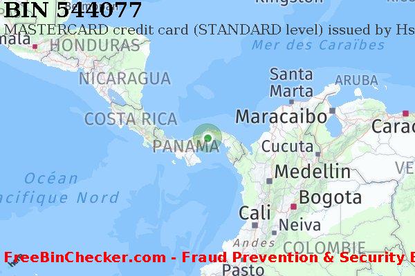 544077 MASTERCARD credit Panama PA BIN Liste 
