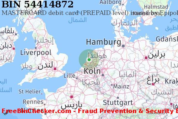 54414872 MASTERCARD debit The Netherlands NL قائمة BIN