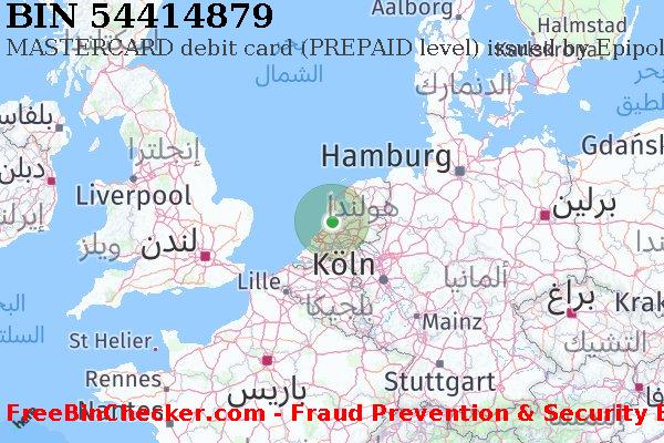 54414879 MASTERCARD debit The Netherlands NL قائمة BIN