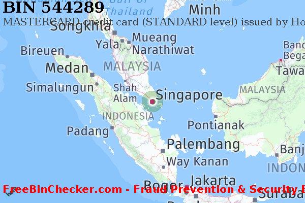 544289 MASTERCARD credit Singapore SG BIN List